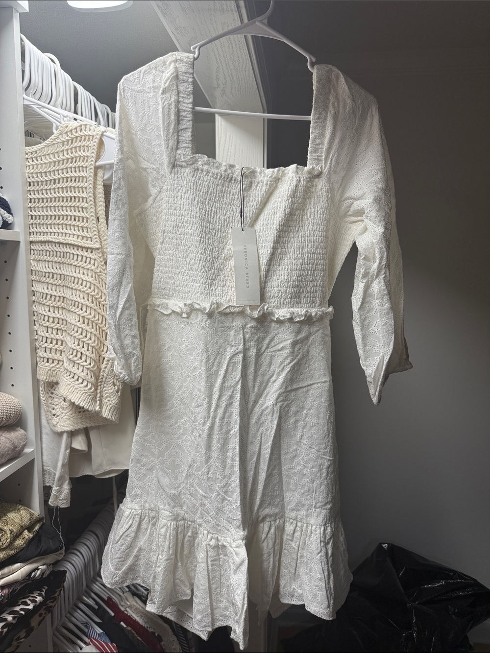 Veronica beard white sundress